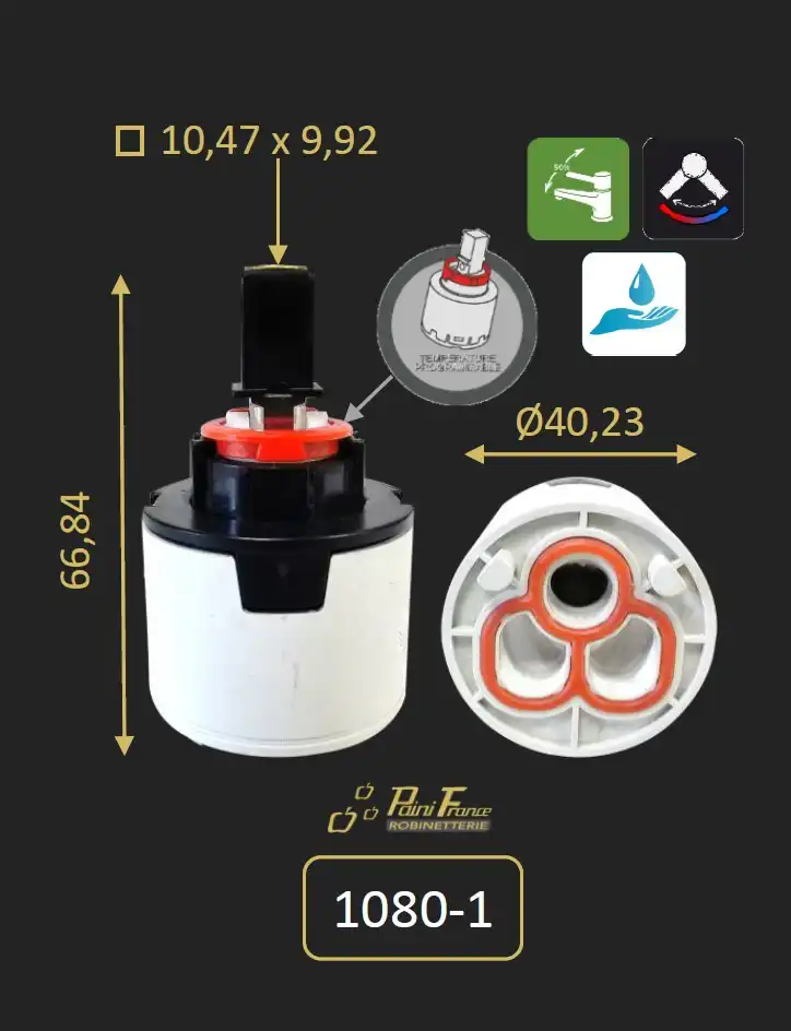 photo 1 Cartouche Ceramique Diam 40  Limiteur  - 1080/1