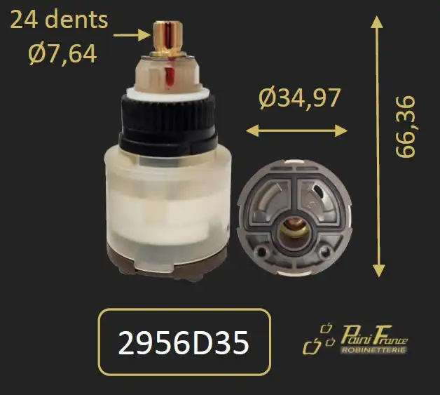 photo 1 Cartouche Thermostatique Du 78cr702thb Ou 78690tha - 2956D35