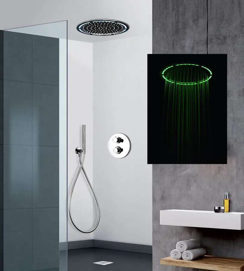 photo 1 Ensemble De Douche Cromo Techno Avec Interrupteur - 88664CROMO