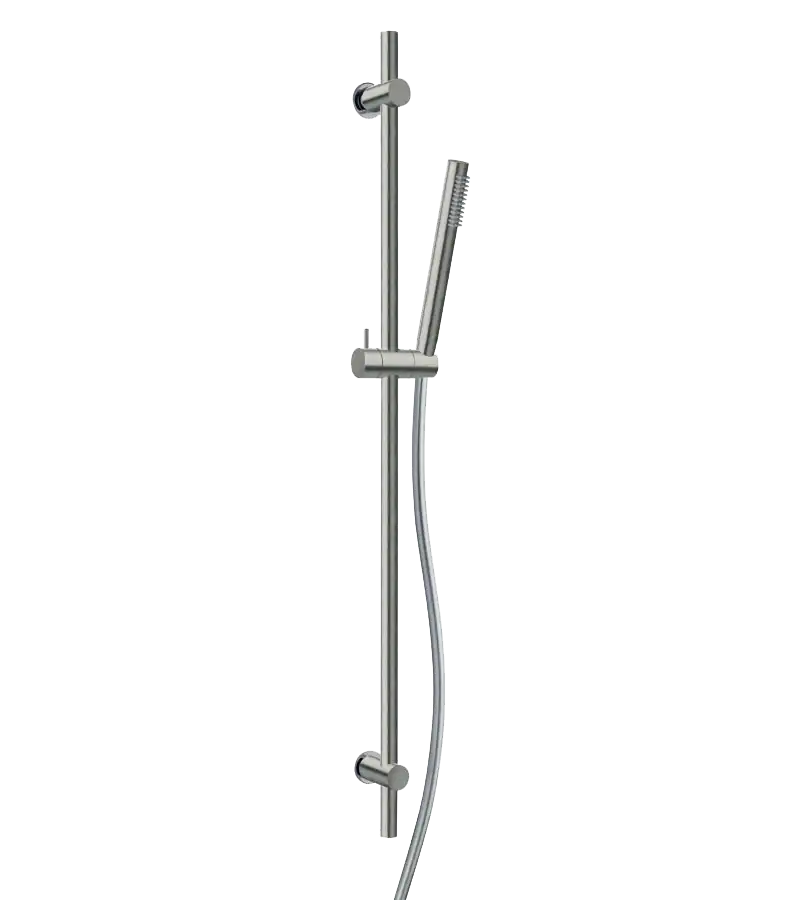 photo 1 Barre De Douche Complete 90 Cm Cox Pvd Lyke Grey Acier - 88PW900