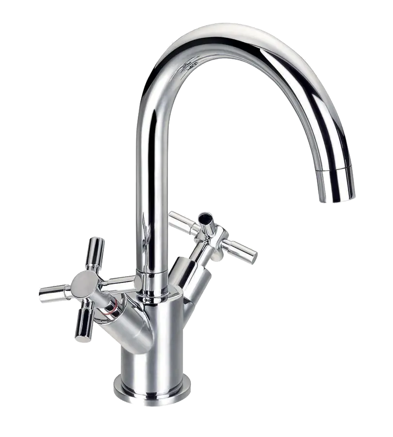 photo 1 Melangeur Monotrou Lavabo Tubos Avec Tirette - FHCR8217